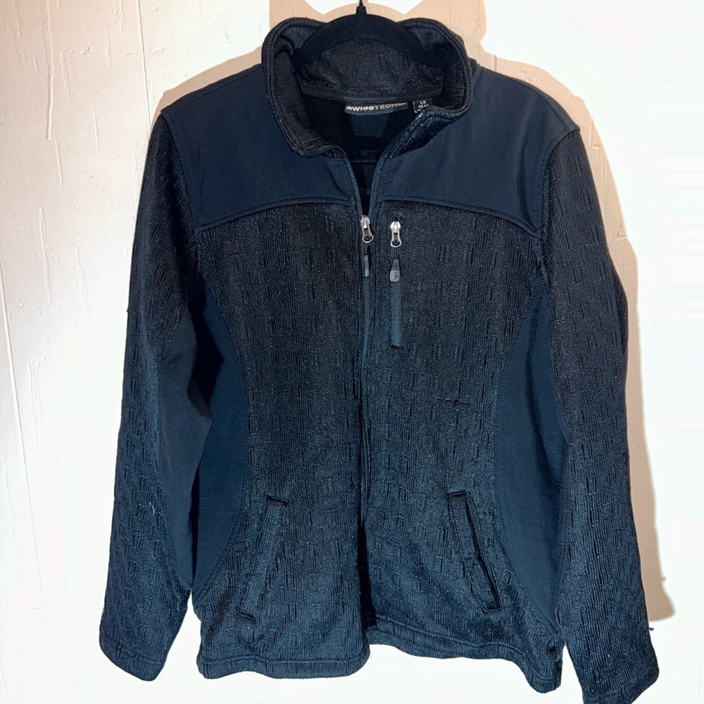 Woman’s Black Swiss Tech Jacket